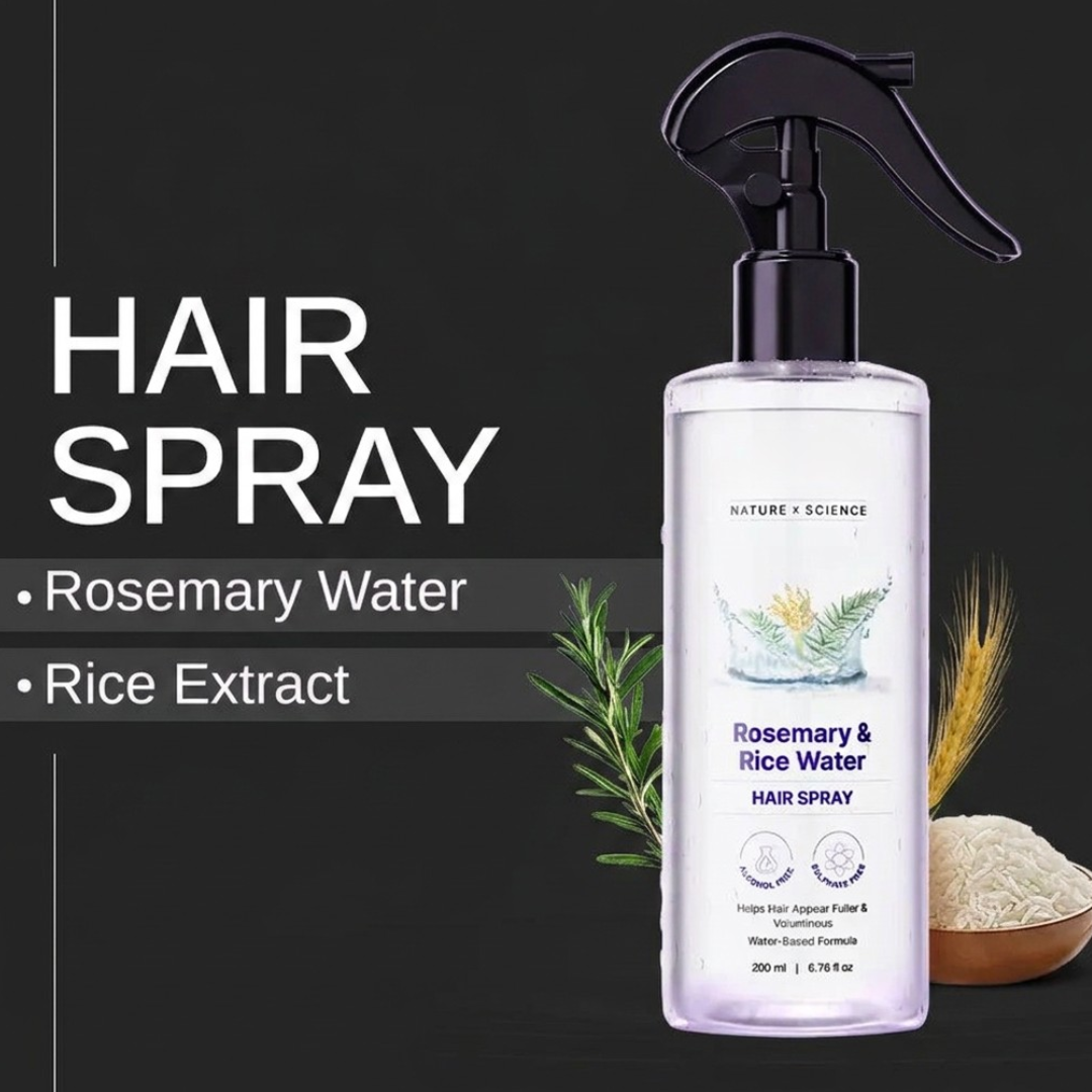 Rosemary & Rice Water Hair Spray